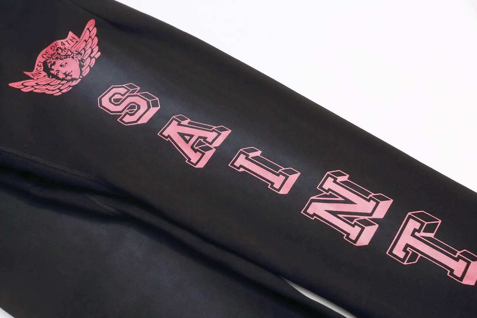 Saint Michael's trendy retro angels letters with old washed angel vintage loose casual loose sweatpants and trousers Style number: SM632 Size: S-M-L-XL Color: black blue-black red-blue yellow Price: P236